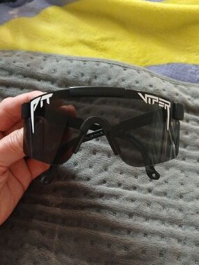 Black Shield Sunglasses -